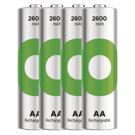 Nabíjecí baterie GP ReCyko 2600 AA (HR6), 4 ks
