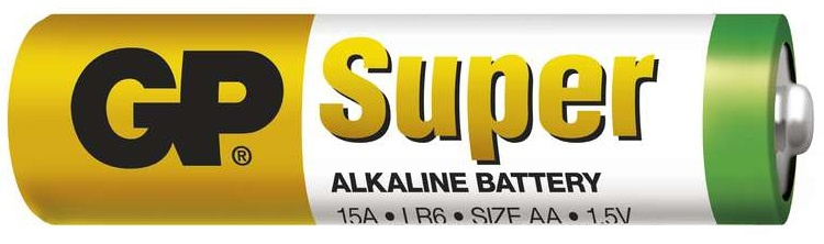 Alkalické baterie GP Ultra - AA, LR6, 1,5V, 4 ks