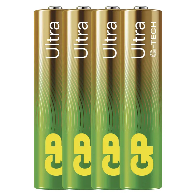 Alkalické baterie GP Ultra - AAA, LR03, 1,5V, 4 ks
