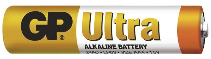 Alkalické baterie GP Ultra - AAA, LR03, 1,5V, 4 ks
