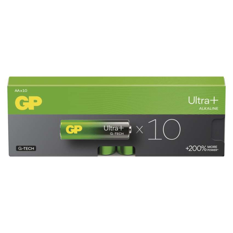 Baterie alkalická GP ULTRA PLUS AA (LR6) 10PP