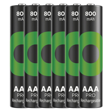 Nabíjecí baterie GP ReCyko Pro Professional - AAA, HR03, 800 mAh, 6 ks