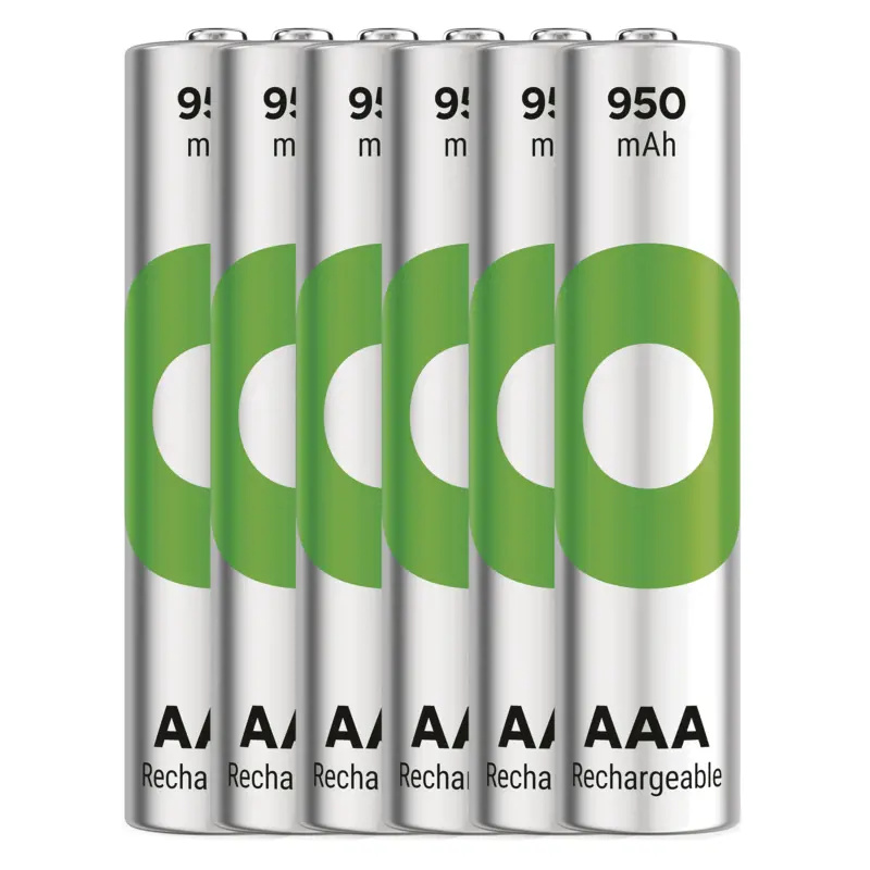 Nabíjecí baterie GP ReCyko 950 - AAA, HR03, 950 mAh, 6 ks