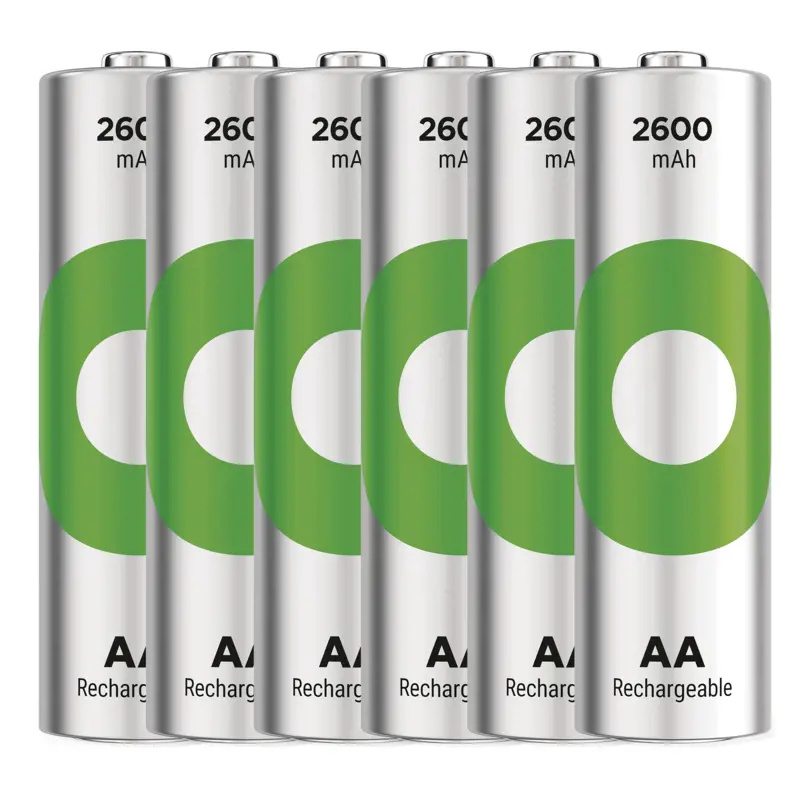 Nabíjecí baterie GP ReCyko 2600 - AA, HR6, 2 600 mAh, 6 ks
