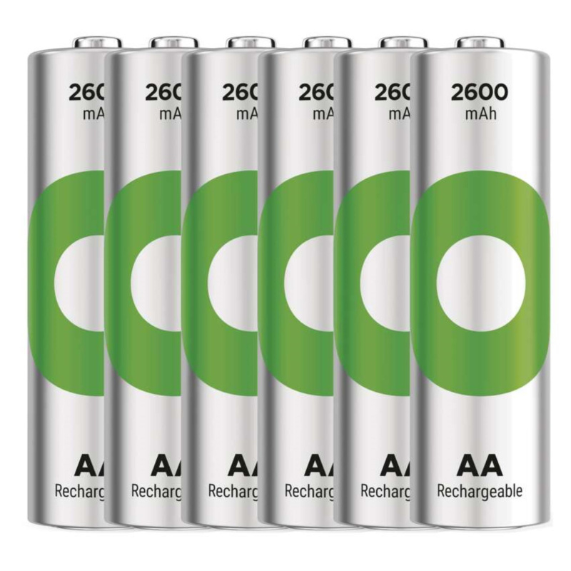 Nabíjecí baterie GP ReCyko 2600 - AA, HR6, 2 600 mAh, 6 ks