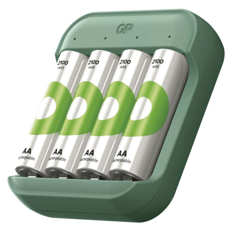 Nabíječka baterií GP B50434 GP NABÍJEČKA B423 + RECYKO 4× AA 2100