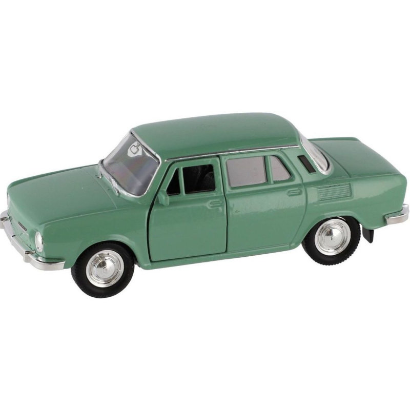 Welly Auto Škoda 100 kov/plast 11cm na volný chod 4 barvy 1:34