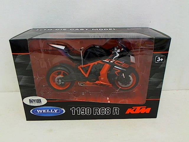 Sběratelský model motocyklu Welly KTM 1190 RC8 R 1:10