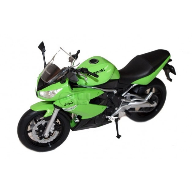 Welly Motocykl Kawasaku Ninja 650R model zelená 1:10