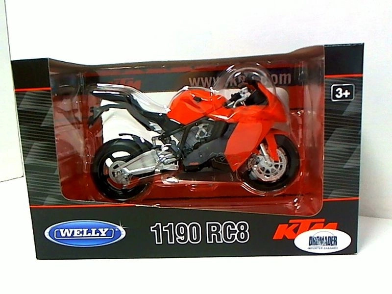 Welly Motocykl KTM 1190 RC8 1:10