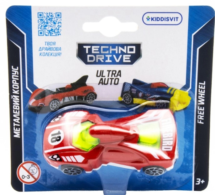 mini autíčko technodrive ultra auto – kovový model 7,6 cm