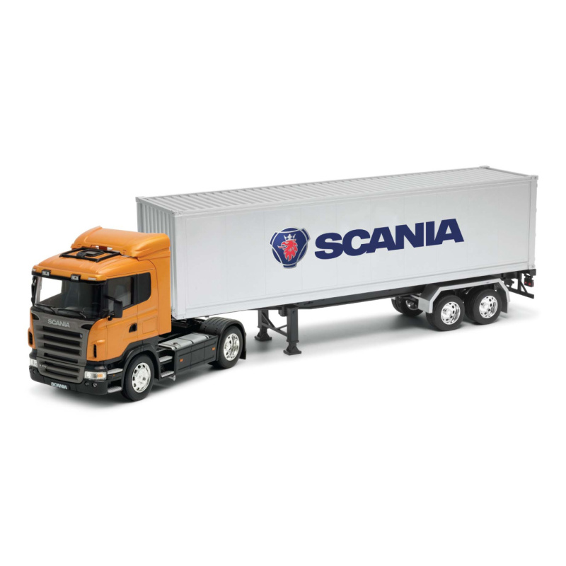 Welly - Tahač s přívěsem Scania R 470 model 1:32
