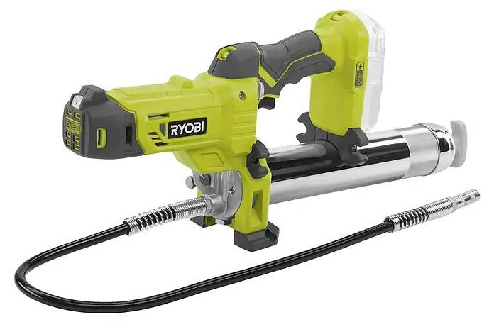 Aku mazací pistole Ryobi R18GG-0 / 18 V / BEZ AKUMULÁTORU A NABÍJEČKY / 690 bar / černá/zelená Varianta: ivi1