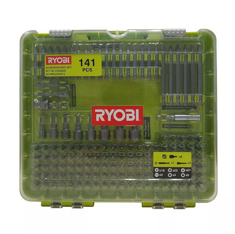 Sada šroubovacích bitů Ryobi RAKD141, 141ks