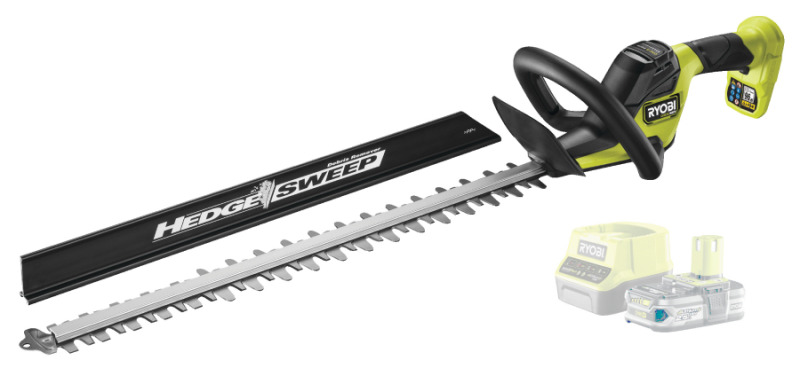 AKU bezuhlíkový plotostřih Ryobi ONE+HP RY18HTX60A-0 / délka řezu 60 cm / BEZ AKUMULÁTORU A NABÍJEČKY Varianta: ivi1