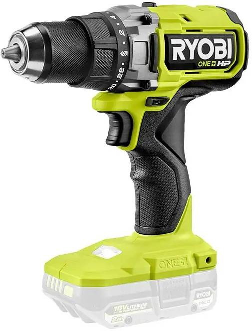 Aku vrtací šroubovák Ryobi RDD18X1-0 / 18 V akumulátorový systém / bez akumulátoru a nabíječky / černá / zelená Varianta: ivi1