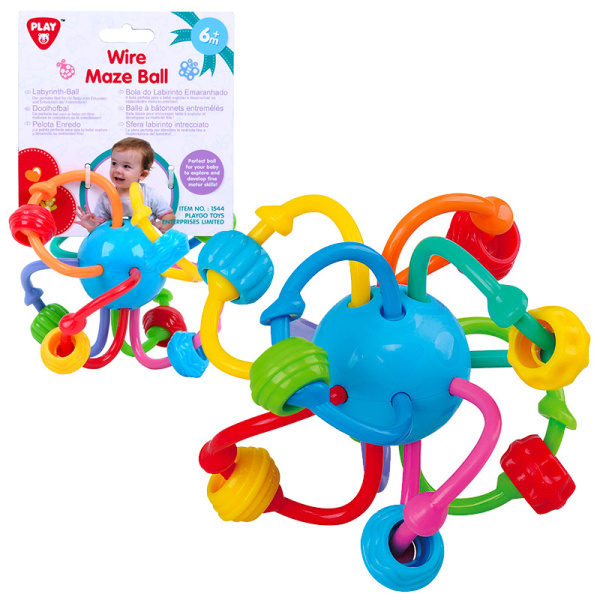 Teddies míček zamotaný plast 12cm