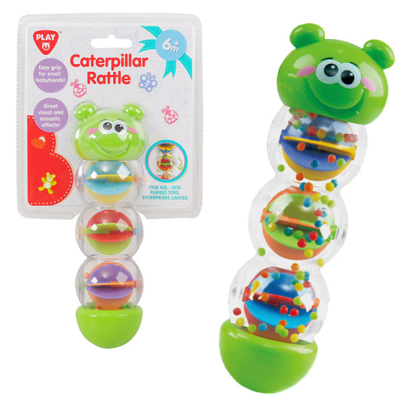 PLAYGO - Chrastítko s housenkou