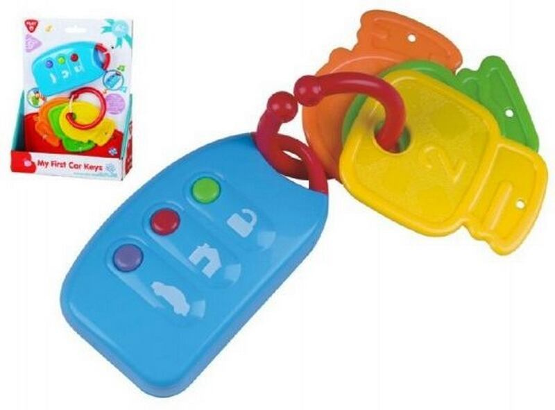Teddies Klíče dálkové ovládání plast na baterie se zvukem na kartě