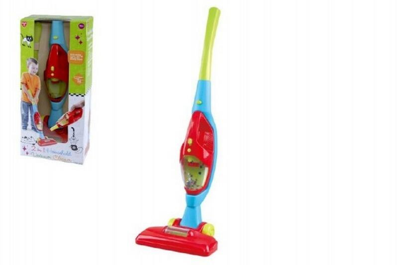 Teddies Vysavač 2v1 plast na baterie se světlem se zvukem