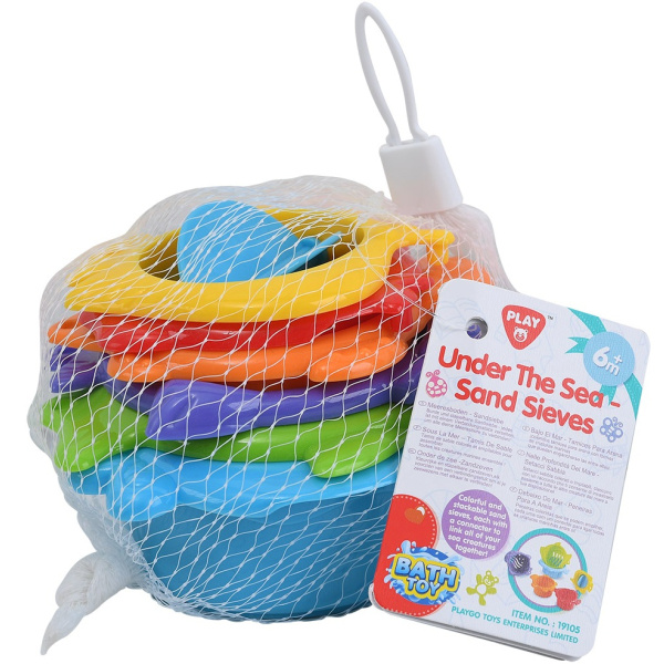 Playgo 9105 vodní kolotoč s formičkama do vany under the sea