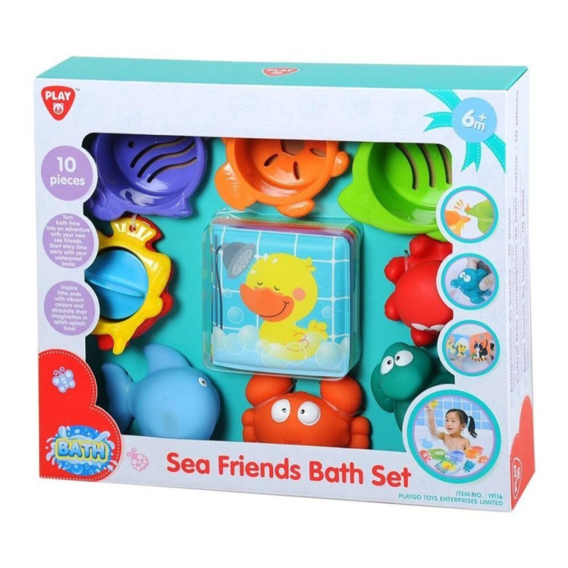 Playgo 9116 koupací set mořští kamarádi