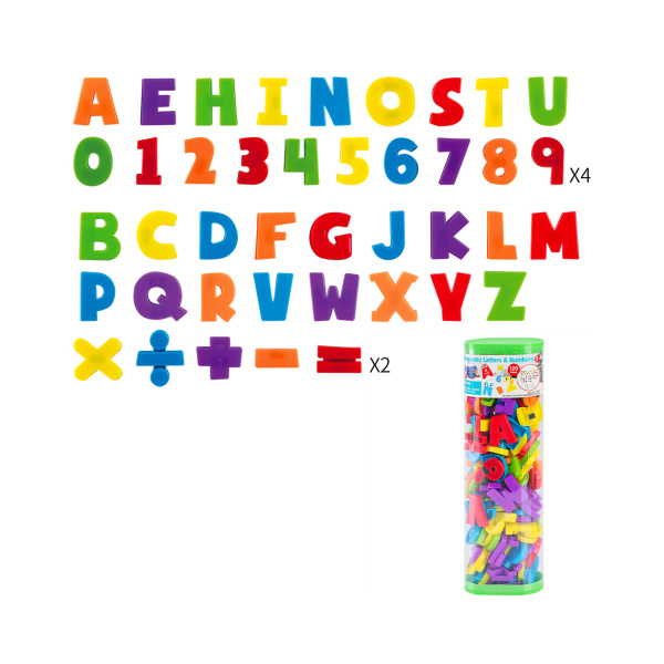 PLAYGO - Magnetická písmena a čísla 120 ks