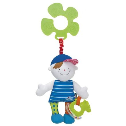 K´s Kids Veselý kluk s úchytem na kočárek Wayne