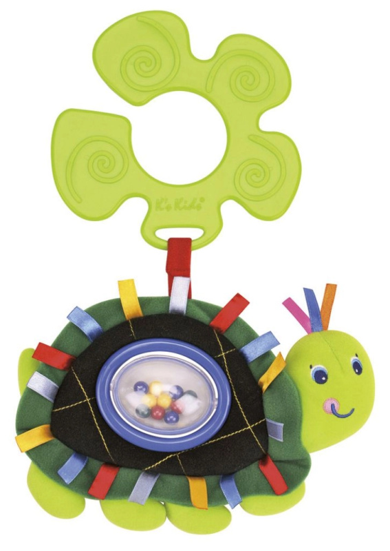 K´s Kids Želva chrastící s úchytem na kočárek