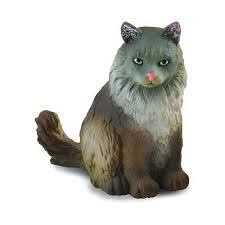 Collecta norská lesní kočka - sedící