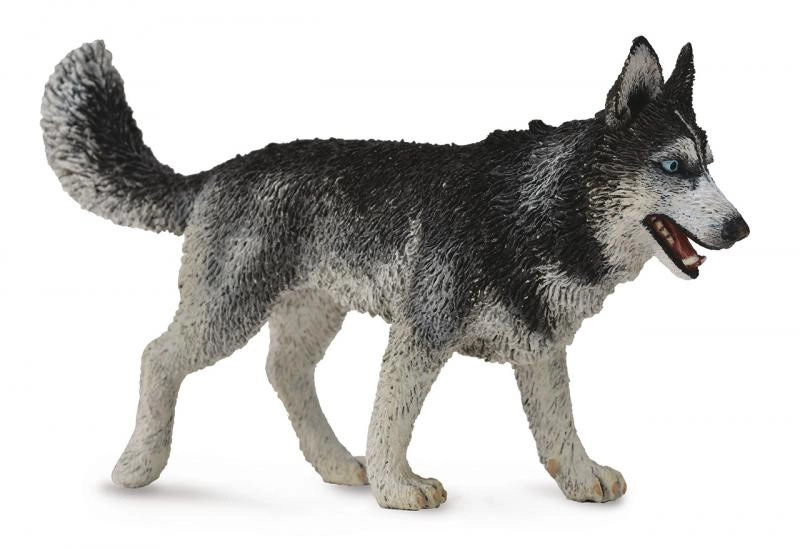 Sibiřský husky figurka