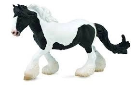 Collecta gypsy mare black & white piebald
