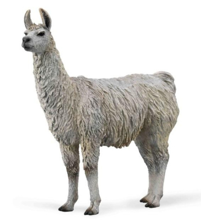 Lama - ručně maloavný model zvířátka