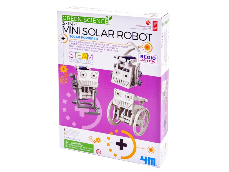 Mini solární robot 3v1