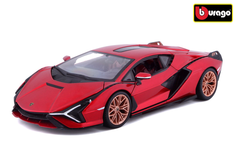 Model auta Lamborghini Sián FKP 37 1:24 červený