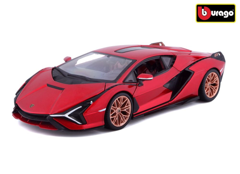 Model auta Lamborghini Sián FKP 37 1:24 červený