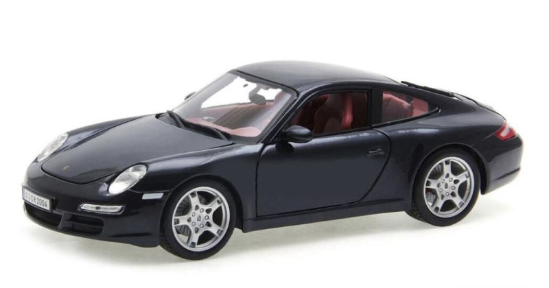 Carrera Bburago Plus Porsche 911 S černá 1:24