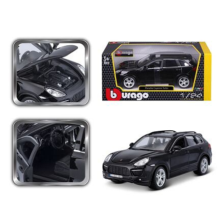 Bburago Plus Porsche Cayenne Turbo černá 1:24
