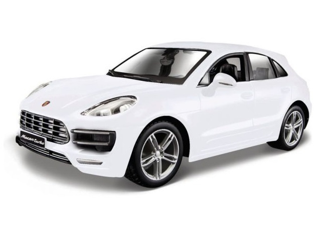 Porsche Macan 1:24 Bburago Plus Bílá