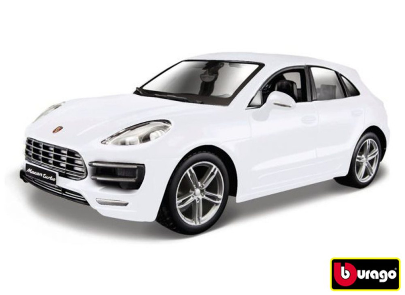 Porsche Macan 1:24 Bburago Plus Bílá