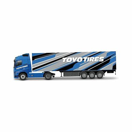 Bburago Volvo FH16 Globetrotter 750 XXL Trailer Toyo Tires 1:43