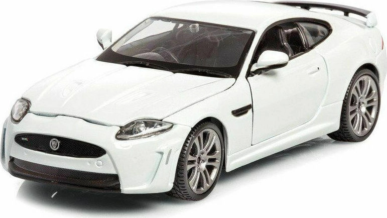 Bburago Plus Jaguar XKR S bílá 1:24