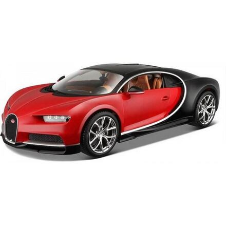 Bburago 1:18 Plus Bugatti Chiron black/red
