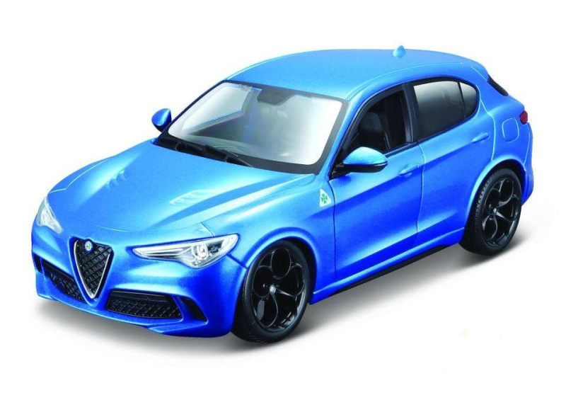 Bburago 1:24 Alfa Romeo Stelvio modrá 18-21086