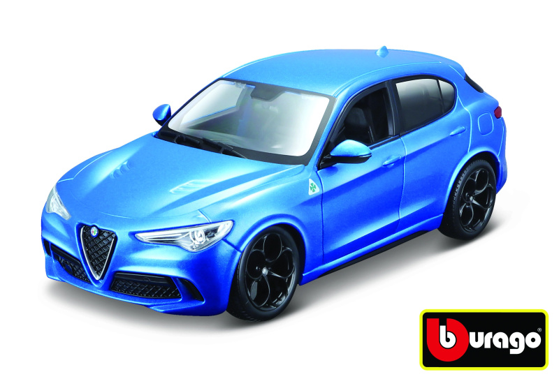 Bburago 1:24 Alfa Romeo Stelvio modrá 18-21086