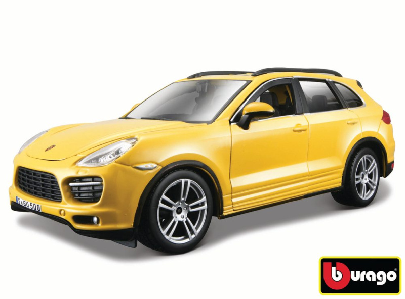 Bburago 1:24 Porsche Cayenne Turbo žlutá 18-21056