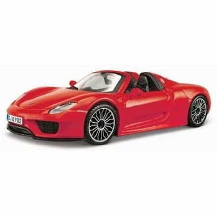 Bburago Plus Porsche 918 Spyder červená 1:24