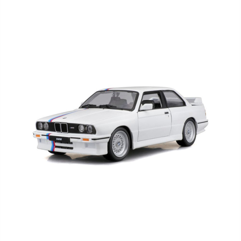 Bburago Plus BMW 3 Series M3 1988 White 1:24