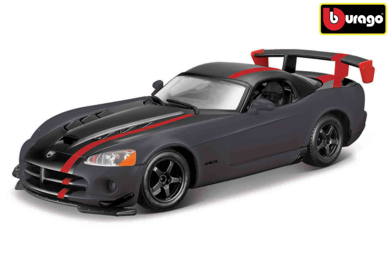 Bburago Dodge Viper SRT10 ACR šedá /Black 1:24