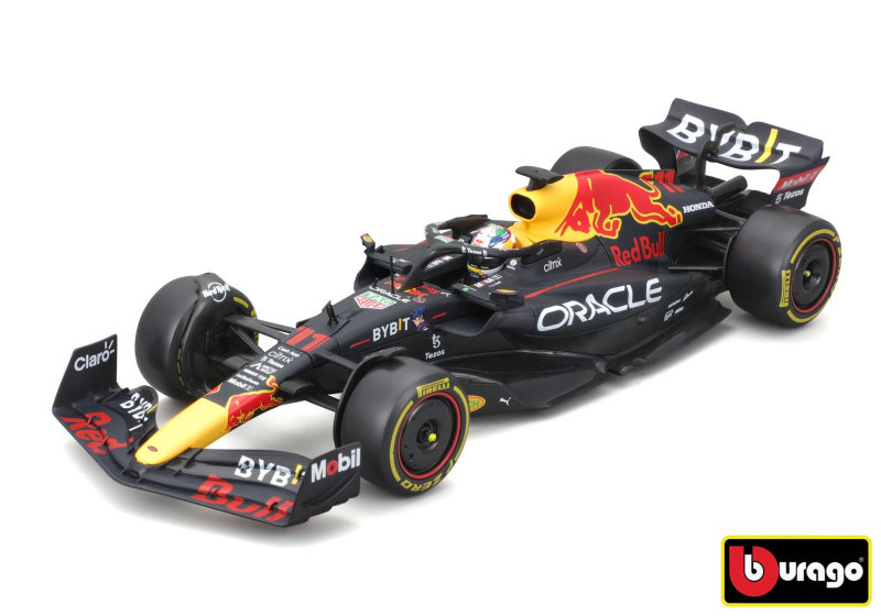 Bburago Formule F1 Oracle Red Bull Racing RB182022 nr.11 Sergio Pérez s řidičem 1:24